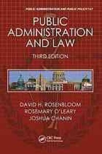 cover of the book Public administration and law