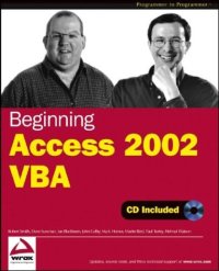 cover of the book Beginning Access 2002 VBA