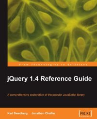 cover of the book jQuery 1.4 Reference Guide