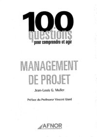 cover of the book Management de projet