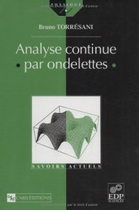 cover of the book Analyse continue par ondelettes