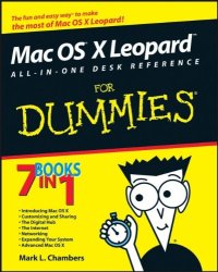 cover of the book Mac OS X Leopard all-in-one desk reference for dummies