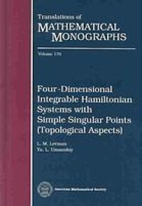 cover of the book Four-dimensional integrable Hamiltonian systems with simple singular points (topological aspects)