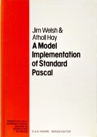 cover of the book A model implementation of standard Pascal