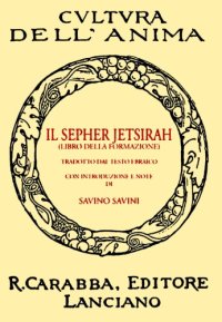 cover of the book Sepher Jetsirah (Libro della Formazione)