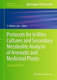 cover of the book Protocols for In Vitro Cultures and Secondary Metabolite Analysis of Aromatic and Medicinal Plants