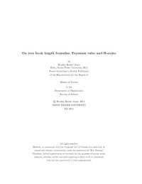 cover of the book On tree hook length formulae, Feynman rules and B-series [Master thesis]