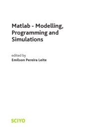 cover of the book Matlab - Modelling, Programming and Simulations