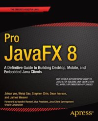 cover of the book Pro JavaFX 8