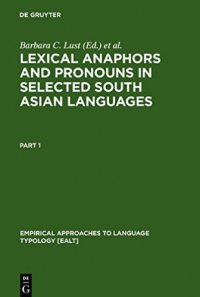 cover of the book Lexical Anaphors and Pronouns in Selected South Asian Languages: A Principled Typology