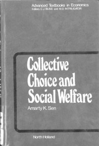 cover of the book Collective Choice and Social Welfare