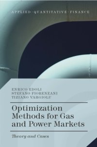 cover of the book Optimization Methods for Gas and Power Markets: Theory and Cases