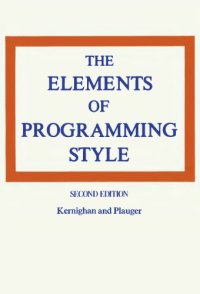 cover of the book The elements of programming style