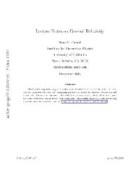 cover of the book Lectures on general relativity