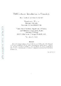 cover of the book TASI lectures in cosmology (astro-ph 0401547)