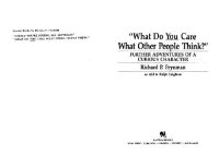 cover of the book What do you care what other people think