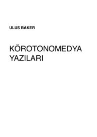 cover of the book KOROTONOMEDYA YAZILARI