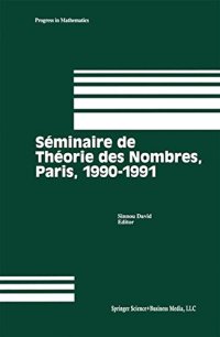 cover of the book Séminaire de Théorie des Nombres, Paris, 1990-91