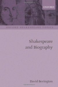 cover of the book Shakespeare and Biography