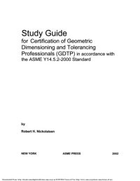 cover of the book Utopie et institutions au xviiie siècle; le pragmatisme des Lumières, WRONG FILE, contains R. H. Nickolaisen, Study Guide for Certification of Geometric Dimensioning and Tolerancing Professionals (NY, 2002)