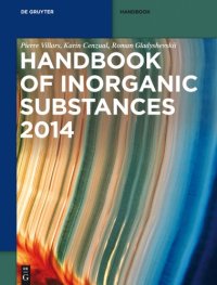 cover of the book Handbook of inorganic substances 2013