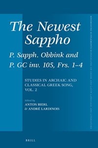 cover of the book The Newest Sappho: P. Sapph. Obbink and P. Gc Inv. 105, Frs. 1-4