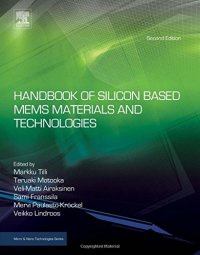 cover of the book Handbook of Silicon Based MEMS Materials and Technologies, Second Edition