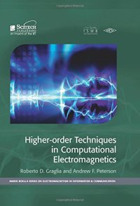 cover of the book Higher-Order Techniques in Computational Electromagnetics