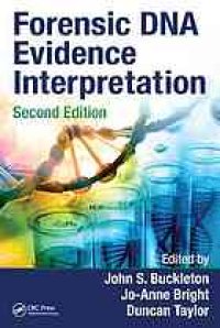 cover of the book Forensic DNA evidence interpretation