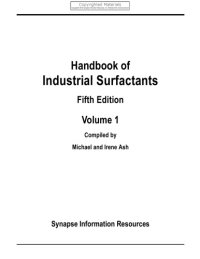 cover of the book Handbook of industrial surfactants