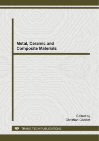 cover of the book Metal, ceramic and composite materials : selected, peer reviewed papers from the 2015 International Conference on Metal, Ceramic and Composite Materials (ICMCCM-2015), January 24-25, 2015, Shanghai, China