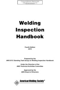 cover of the book Welding inspection handbook