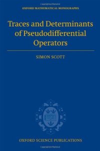 cover of the book Traces and determinants of pseudodifferential operators