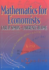 cover of the book Mathematics for economists