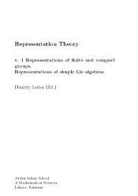 cover of the book Representation theory. Vol. 1. Representations of finite and compact groups. Representations of simple Lie algebras