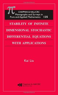 cover of the book Stability of Infinite Dimensional Stochastic Differential  Equations with Applications