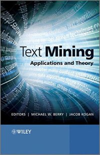 cover of the book Text mining : applications and theory