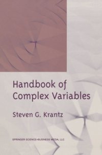 cover of the book Handbook of complex variables