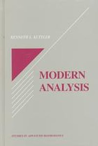 cover of the book Modern analysis