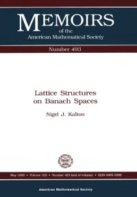 cover of the book Lattice structures on Banach spaces