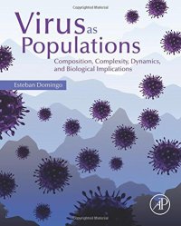 cover of the book Virus as populations : composition, complexity, dynamics, and biological implications