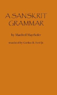 cover of the book Sanskrit grammar.