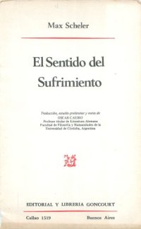 cover of the book El Sentido del Sufrimiento