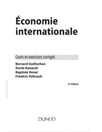 cover of the book Économie internationale : cours et exercices corrigés