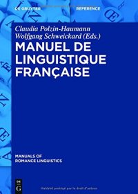 cover of the book Manuel de linguistique française