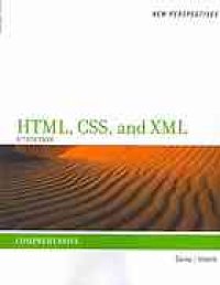 cover of the book New Perspectives on HTML, CSS, and XML, Comprehensive, 4th Edition