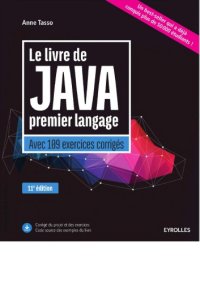 cover of the book Le livre de Java premier langage : avec 109 exercices corrigés