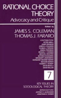 cover of the book Rational Choice Theory: Advocacy and Critique