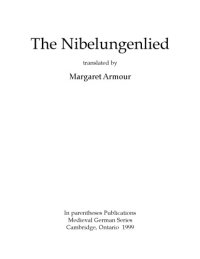 cover of the book The Nibelungenlied, translated by Margaret Armour