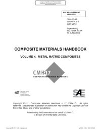 cover of the book Composite materials handbook. Volume 4, Metal matrix composites